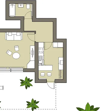 Palmengarten Apartment Lichtenstein (Baden-Wurttemberg)